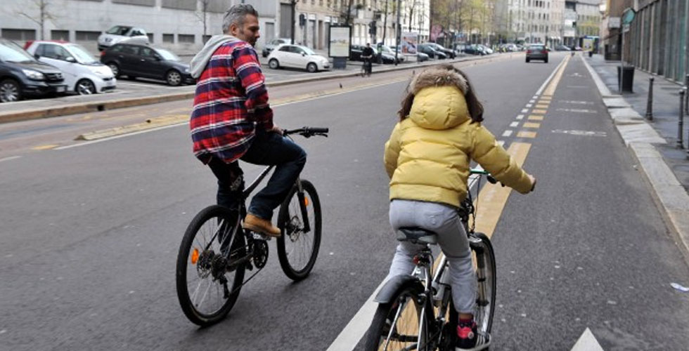 ciclisti milano