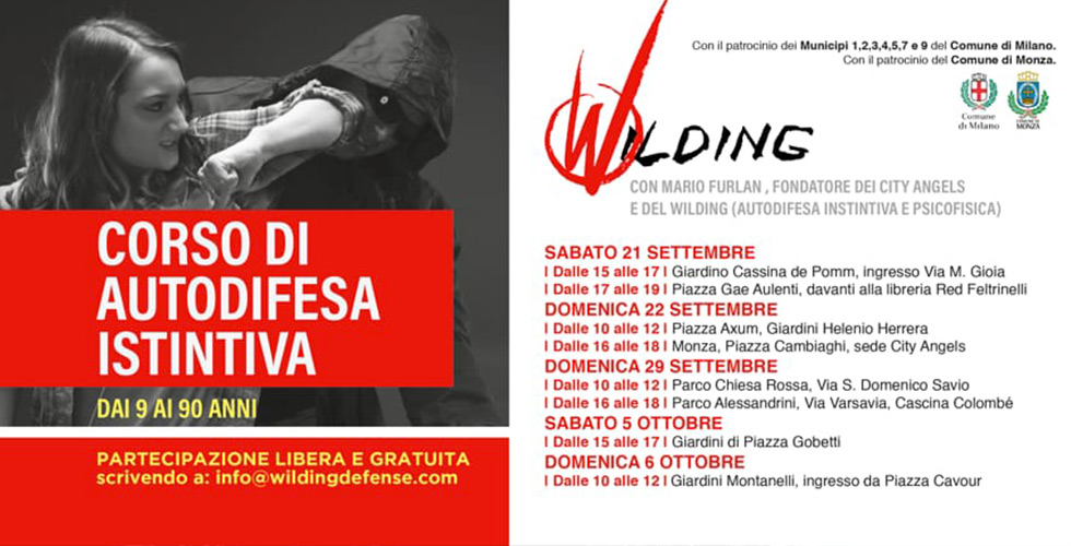 date corsi difesa personale widing