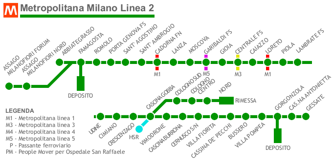 Cartina Metro Verde Milano Cartina Brasile