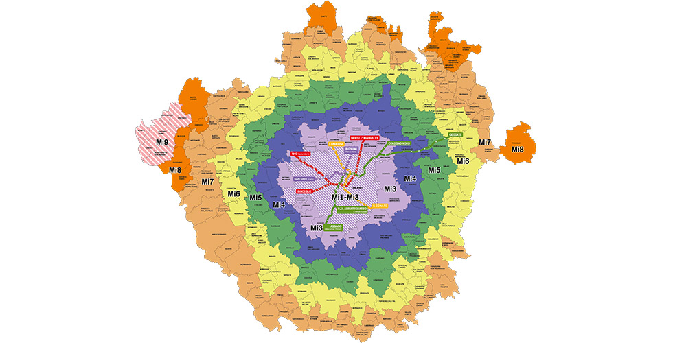 biglietti metro milano nuove tariffe aree