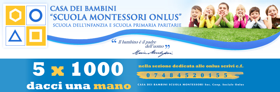 5 per mille Montessori Milano