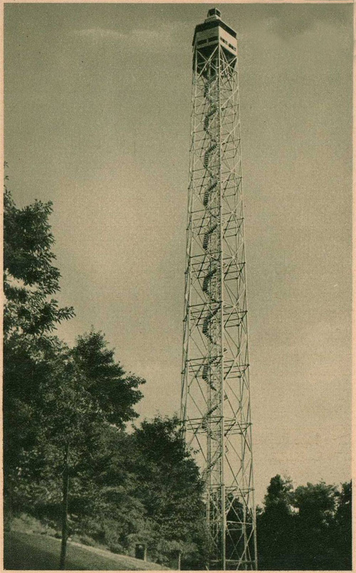 Immagine storica della Torre Branca di Milano